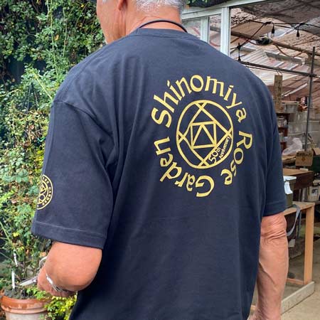 数量限定【ブラック】篠宮バラ園50周年 記念 Tシャツ